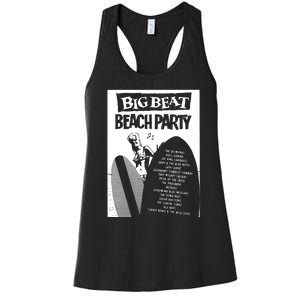 Big Beat Beach Party Women's Racerback Tank