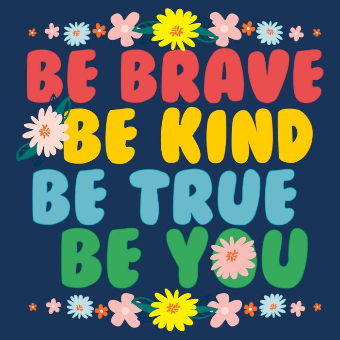 Be Brave Be Kind Be True Be You Apron
