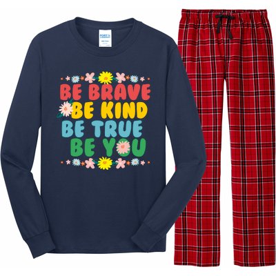 Be Brave Be Kind Be True Be You Long Sleeve Pajama Set