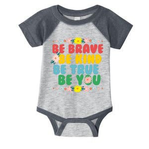 Be Brave Be Kind Be True Be You Infant Baby Jersey Bodysuit