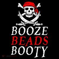 Booze Beads Booty Flexfit Unipanel Trucker Cap