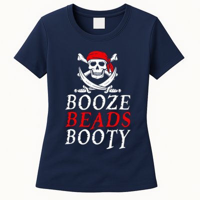 Booze Beads Booty Womens T-Shirt