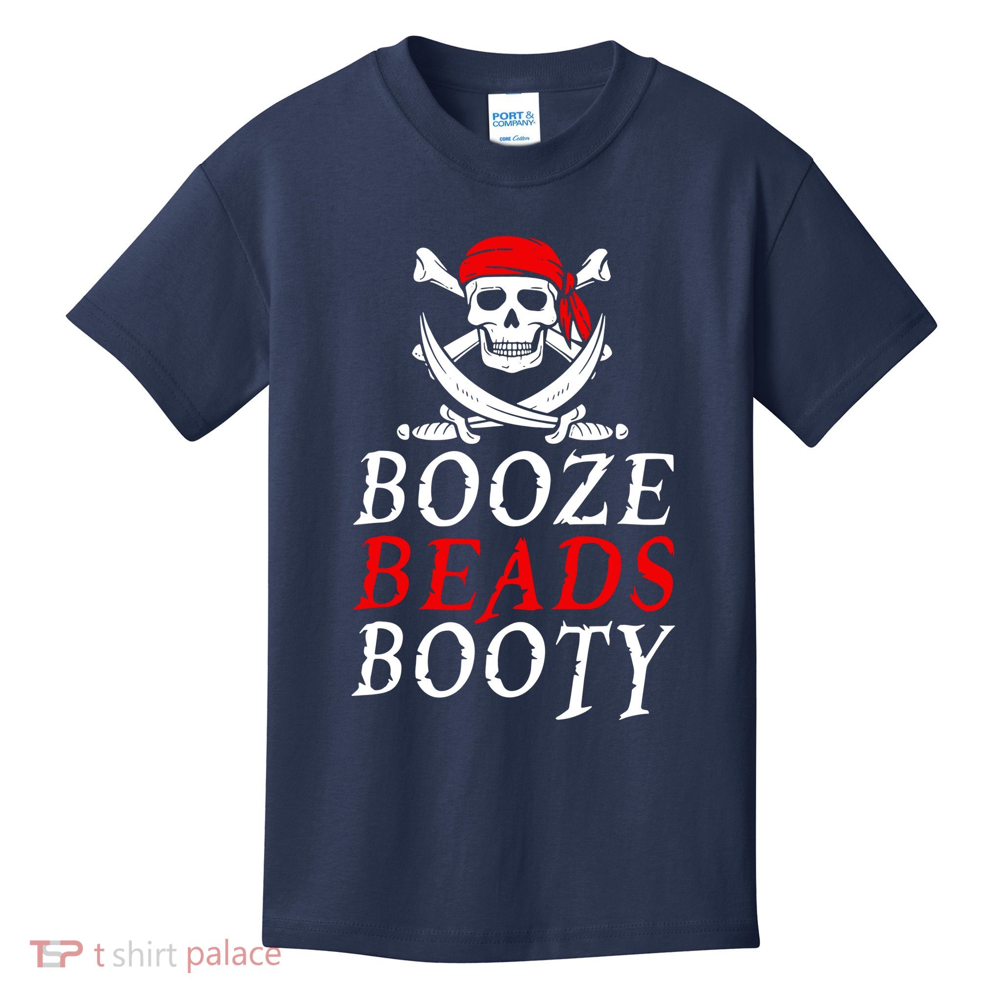 Booze Beads Booty Kids T-Shirt