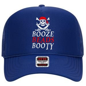 Booze Beads Booty High Crown Mesh Back Trucker Hat