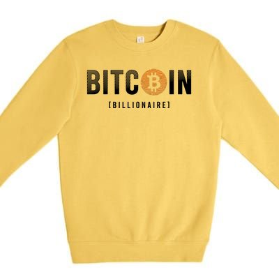 Bitcoin Billionaire Premium Crewneck Sweatshirt