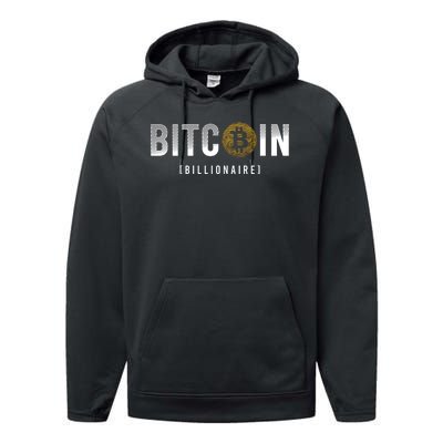 Bitcoin Billionaire Performance Fleece Hoodie