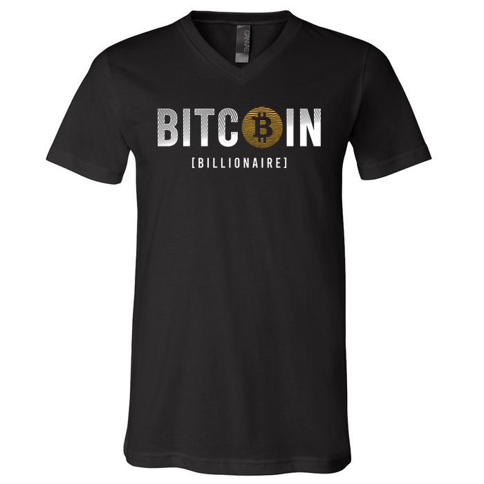 Bitcoin Billionaire V-Neck T-Shirt