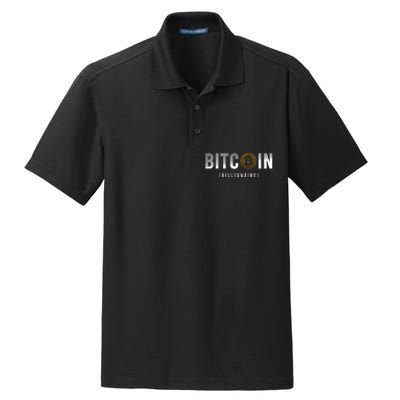 Bitcoin Billionaire Dry Zone Grid Polo