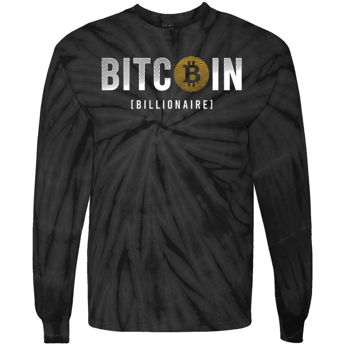 Bitcoin Billionaire Tie-Dye Long Sleeve Shirt