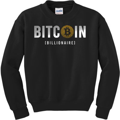 Bitcoin Billionaire Kids Sweatshirt