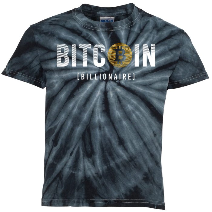 Bitcoin Billionaire Kids Tie-Dye T-Shirt