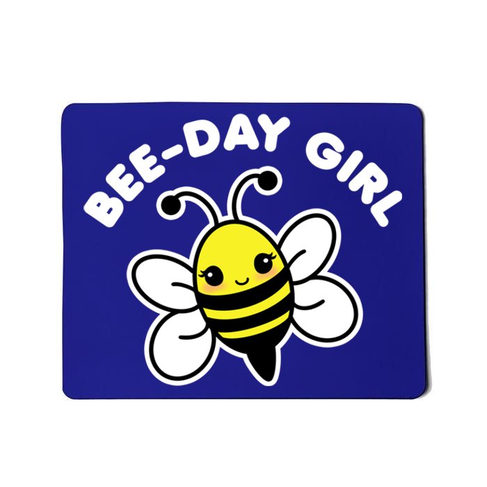 Birthday Bee Beegiftday Kawaii Bee Matching Drawing Great Gift Mousepad