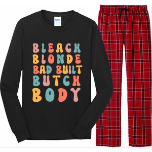 Bleach Blonde Bad Built Great Gift Long Sleeve Pajama Set