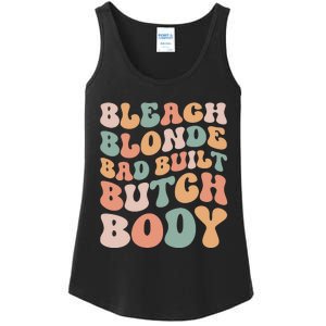 Bleach Blonde Bad Built Butch Body Ladies Essential Tank