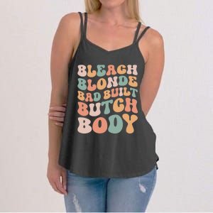 Bleach Blonde Bad Built Butch Body Women's Strappy Tank