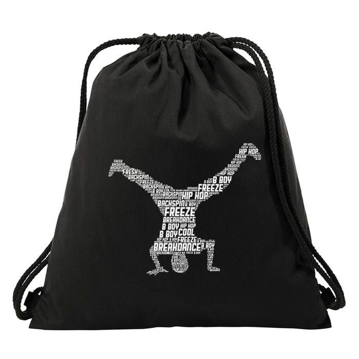 Breakdance Breakdancer Breakdancing Drawstring Bag