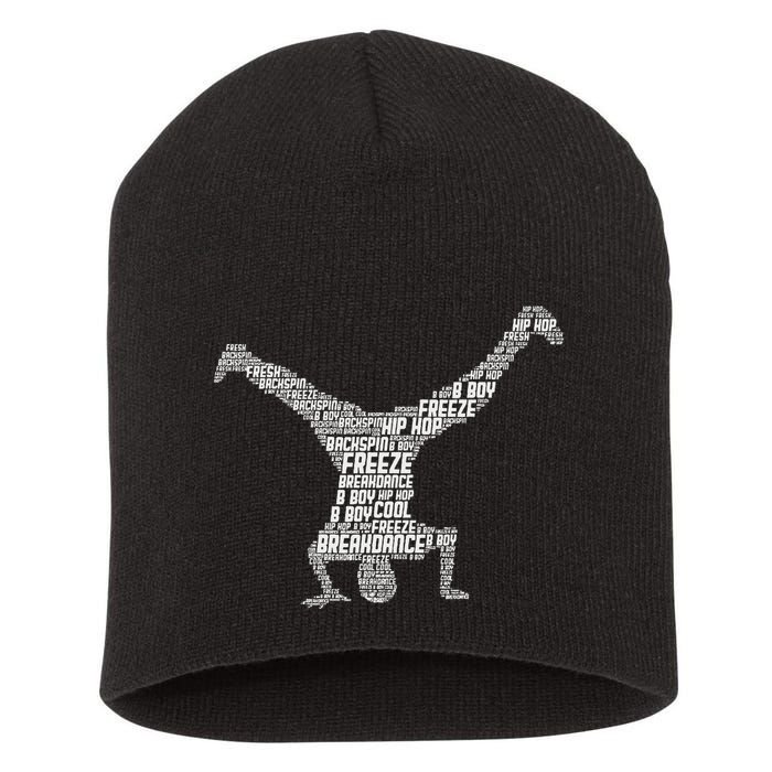 Breakdance Breakdancer Breakdancing Short Acrylic Beanie