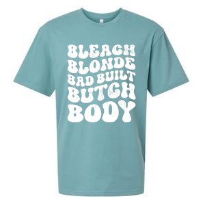 Bleach Blonde Bad Built Butch Body Sueded Cloud Jersey T-Shirt