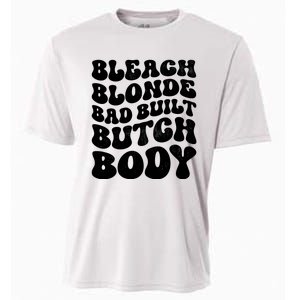 Bleach Blonde Bad Built Butch Body Cooling Performance Crew T-Shirt