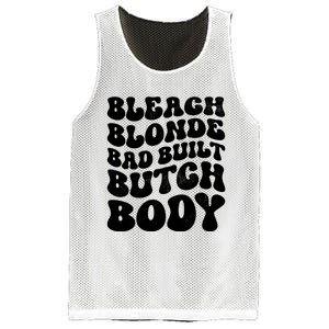 Bleach Blonde Bad Built Butch Body Mesh Reversible Basketball Jersey Tank