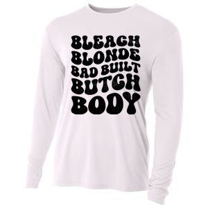 Bleach Blonde Bad Built Butch Body Cooling Performance Long Sleeve Crew