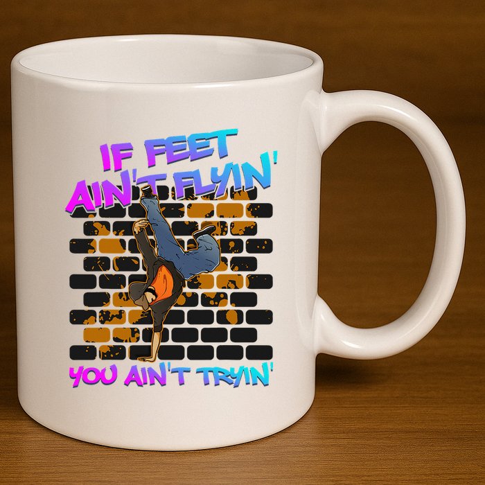 Breakdancing B Boy Hi Phop Dance Break Dancers Breakdance 11oz C Handle Ceramic Mug