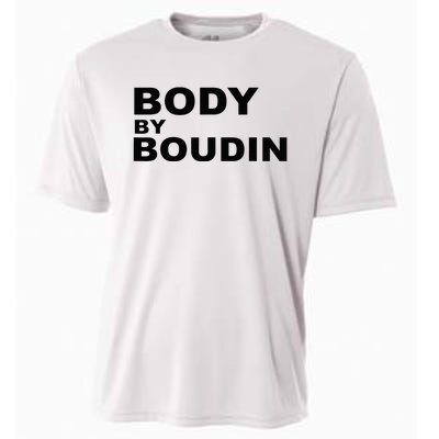 Body By Boudin  Louisiana Cajun Food Souvenir Cooling Performance Crew T-Shirt