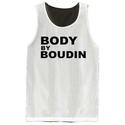 Body By Boudin  Louisiana Cajun Food Souvenir Mesh Reversible Basketball Jersey Tank