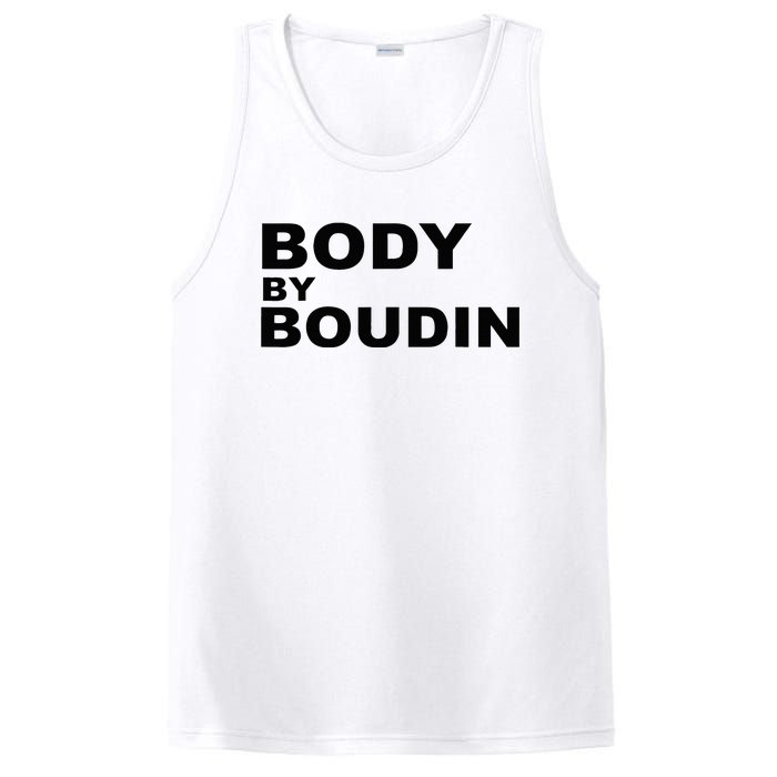 Body By Boudin  Louisiana Cajun Food Souvenir PosiCharge Competitor Tank