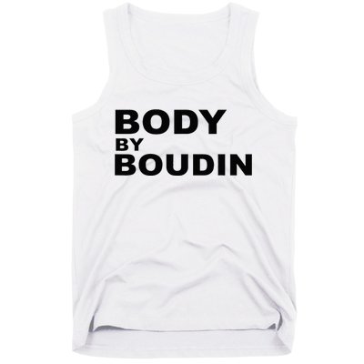 Body By Boudin  Louisiana Cajun Food Souvenir Tank Top