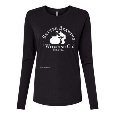 Better Brewing Womens Cotton Relaxed Long Sleeve T-Shirt