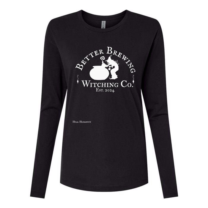 Better Brewing Womens Cotton Relaxed Long Sleeve T-Shirt