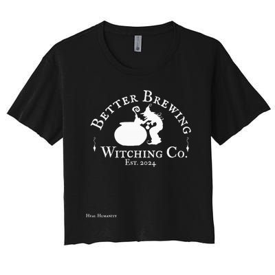 Better Brewing Women's Crop Top Tee