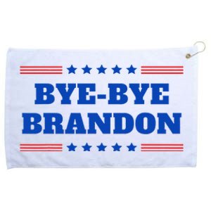 Bye Bye Brandon Funny 2024 Presidential Race Sarcasm Slogan Grommeted Golf Towel