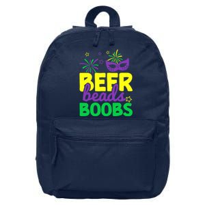 Beers Beads Boobs Mardi Gras Carnival Masquerade Masks 16 in Basic Backpack