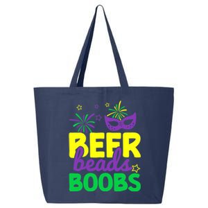 Beers Beads Boobs Mardi Gras Carnival Masquerade Masks 25L Jumbo Tote