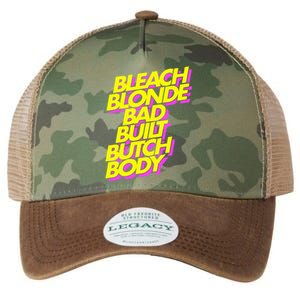 Bleach Blonde Bad Built Butch Body Anti Maga Legacy Tie Dye Trucker Hat