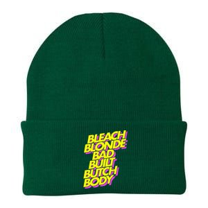 Bleach Blonde Bad Built Butch Body Anti Maga Knit Cap Winter Beanie