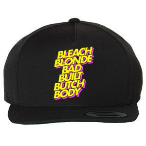 Bleach Blonde Bad Built Butch Body Anti Maga Wool Snapback Cap