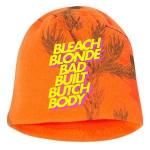 Bleach Blonde Bad Built Butch Body Anti Maga Kati - Camo Knit Beanie