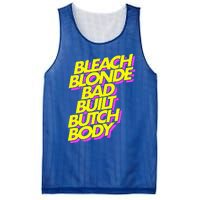 Bleach Blonde Bad Built Butch Body Anti Maga Mesh Reversible Basketball Jersey Tank