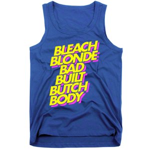 Bleach Blonde Bad Built Butch Body Anti Maga Tank Top