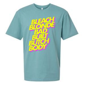 Bleach Blonde Bad Built Butch Body Anti Maga Sueded Cloud Jersey T-Shirt