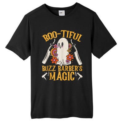 Bootiful Buzz BarberS Magic Scary Barber Funny Halloween Tall Fusion ChromaSoft Performance T-Shirt