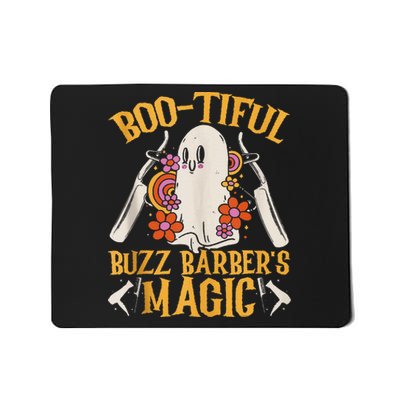 Bootiful Buzz BarberS Magic Scary Barber Funny Halloween Mousepad