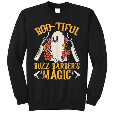 Bootiful Buzz BarberS Magic Scary Barber Funny Halloween Tall Sweatshirt