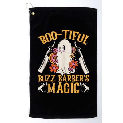 Bootiful Buzz BarberS Magic Scary Barber Funny Halloween Platinum Collection Golf Towel