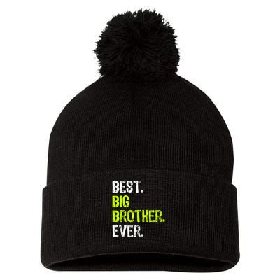 Best Big Brother Ever Nager Older Sibling For Pom Pom 12in Knit Beanie