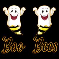 Boo Bees Button