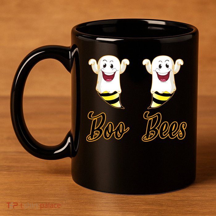 Boo Bees 11oz C Handle Ceramic Mug